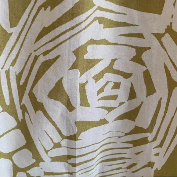 Masai Copenhagen Idaki Frond Print Cotton Shirt In Willow Size Small - Picture 7 of 9